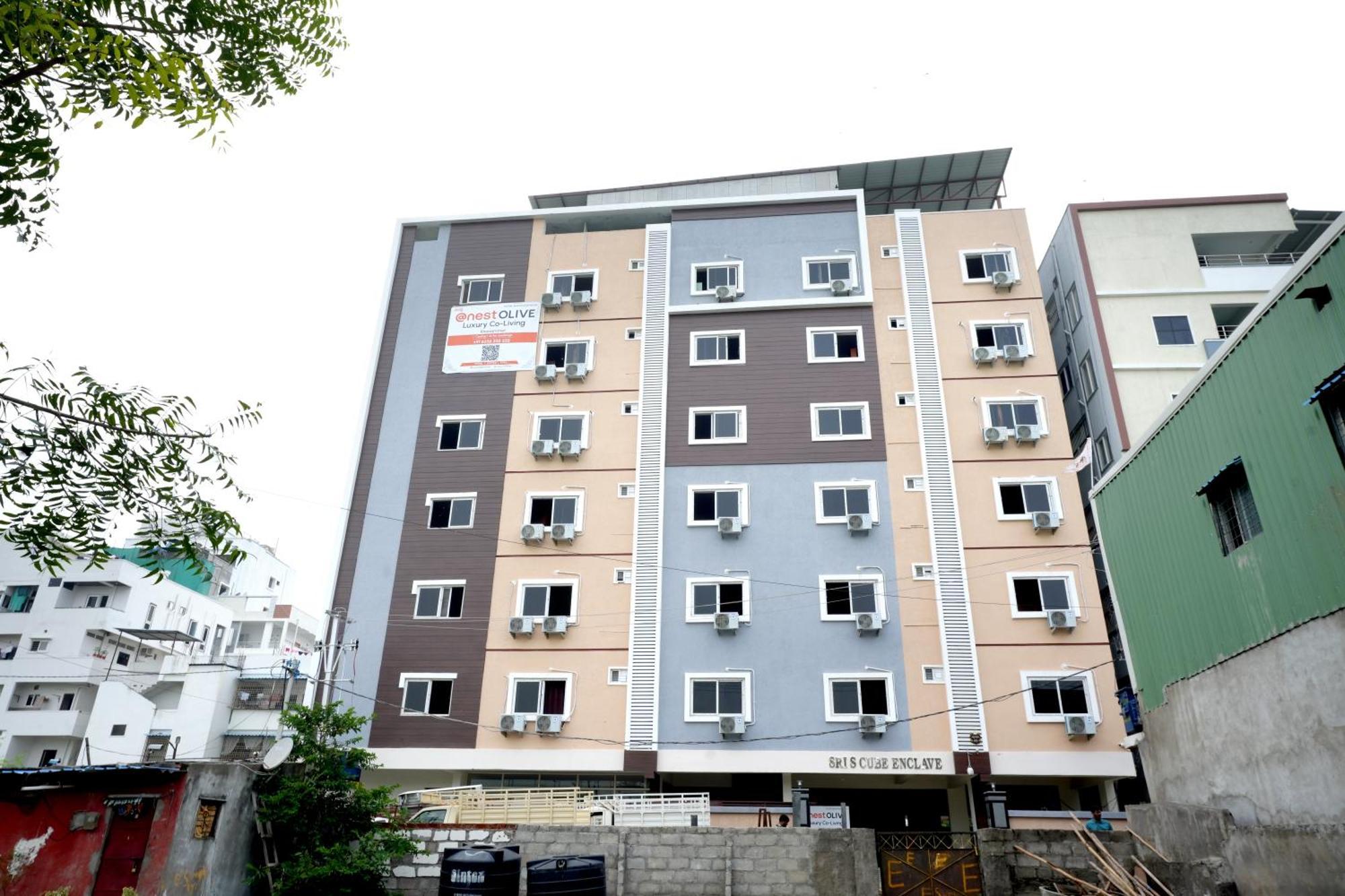 Olive-2 Coliving Pg Hostel Hyderabad Ngoại thất bức ảnh